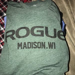 Assorted Rogue Fitness Men’s shirts - size L